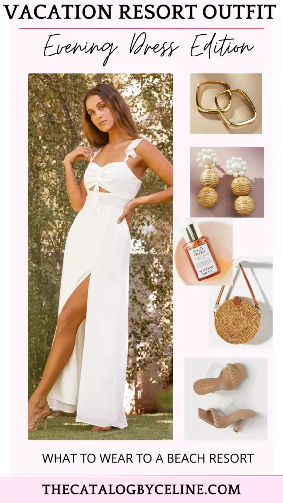 Vacation Resort Outfit: Evening Dress Edition - The Catalog by Celine
