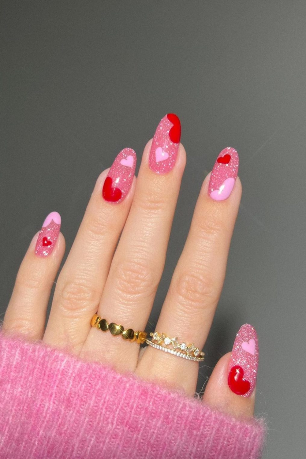 21 Pink Valentine's Day Nails That Are Cupid Approved