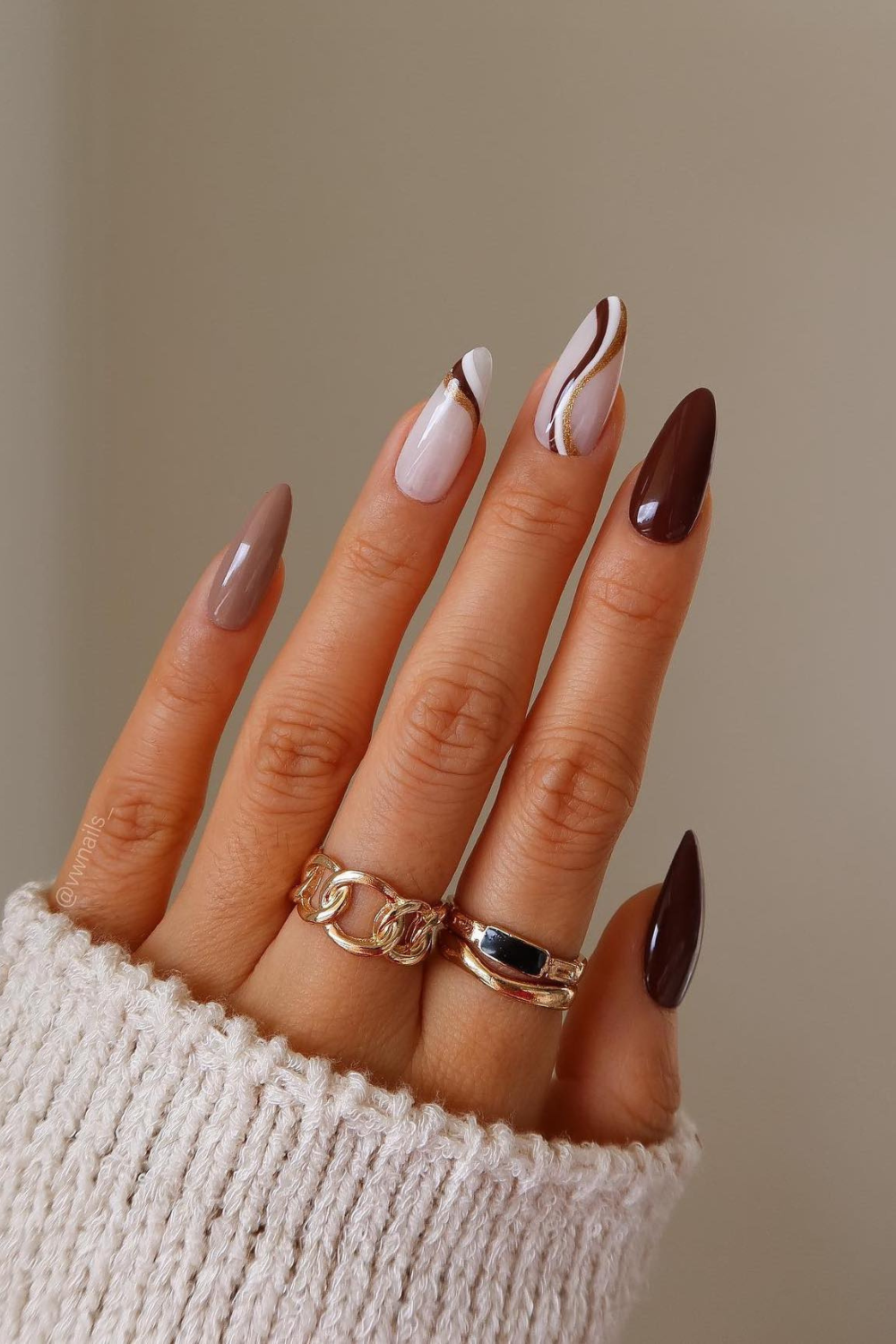 43 Brilliant Brown Nails To Blow Everyone Away!