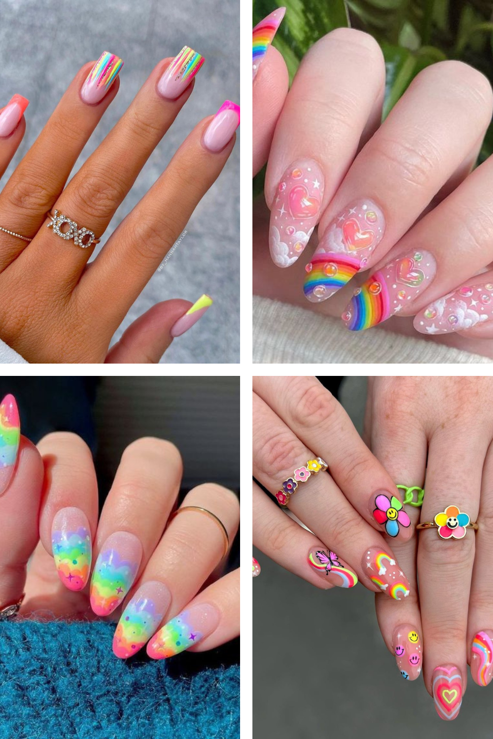 45 Utterly Perfect Rainbow Nails to Recreate!