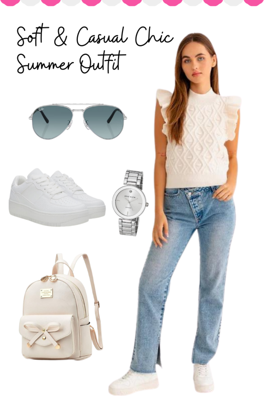 Soft & Casual Chic Summer Outfit That’s Super Practical!