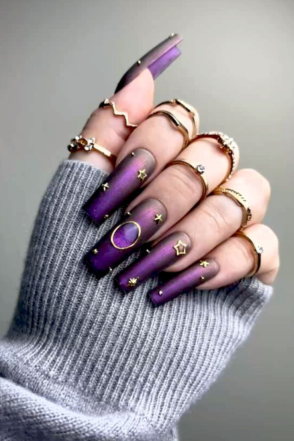 31 Purple Halloween Nails That Are Picture Perfect!
