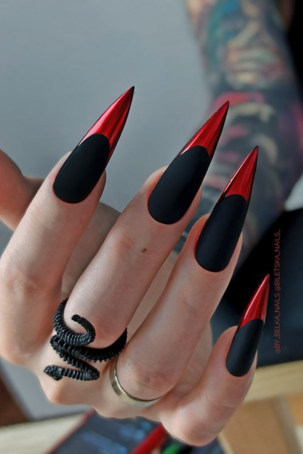 33 Red Halloween Nails To Rock This Spooky Season!