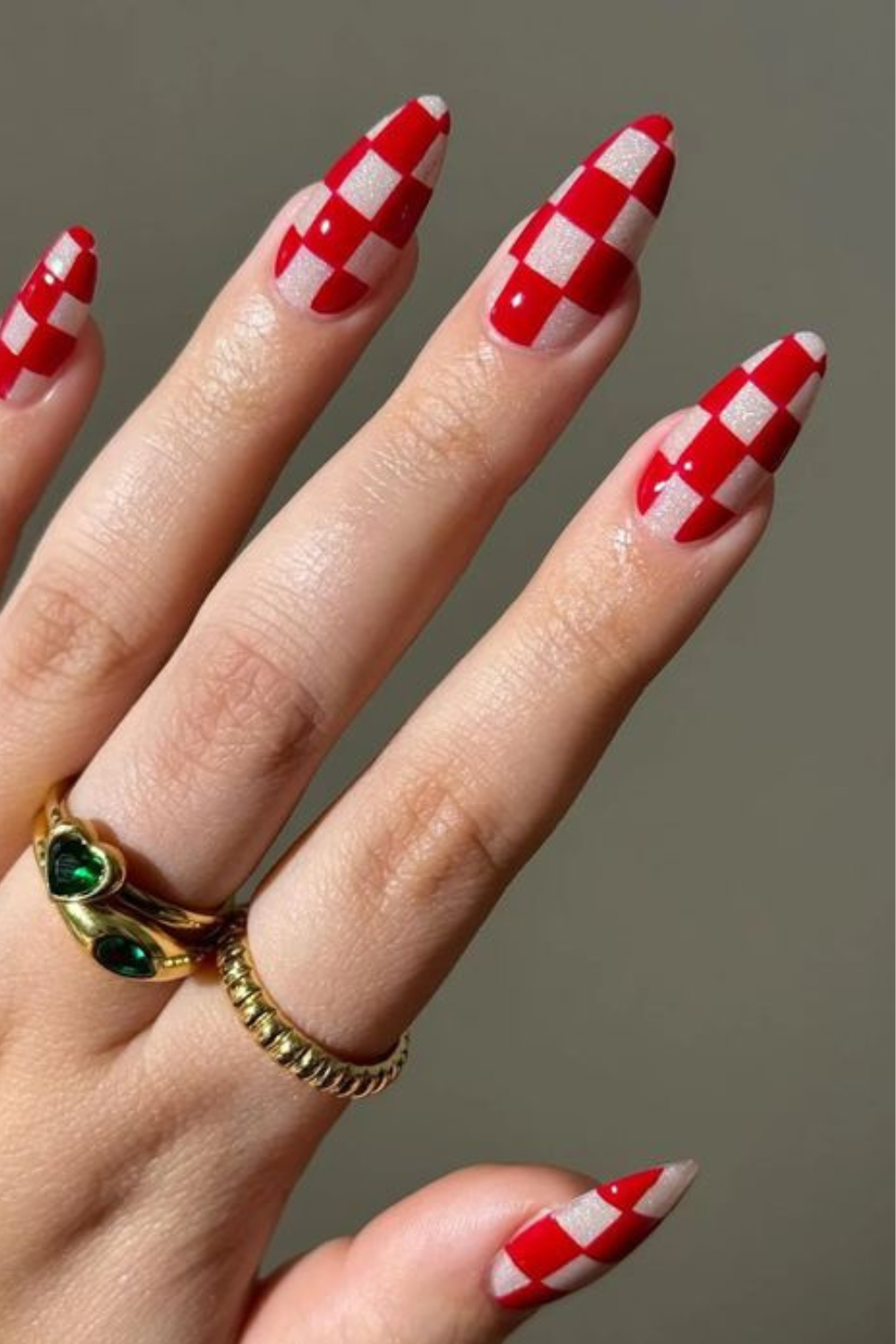 29 Charming Chequered Nails of 2024 to Save And Recreate!