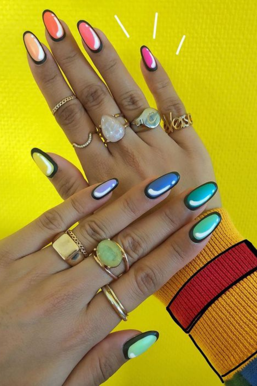 25 Cute AF Comic Book Nails That Are Trending Right Now!