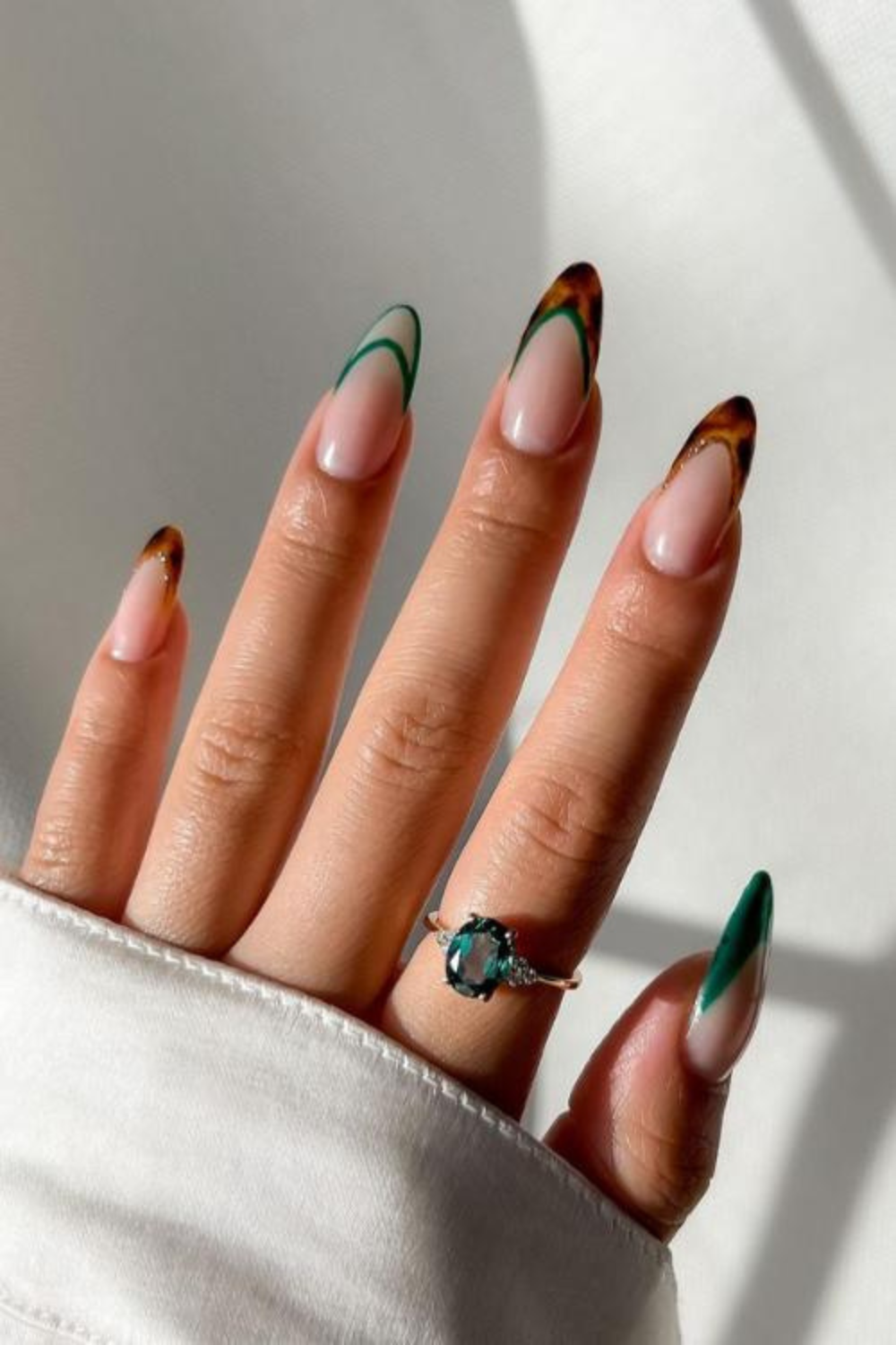 Rustic Oak Nail Trend 2025
