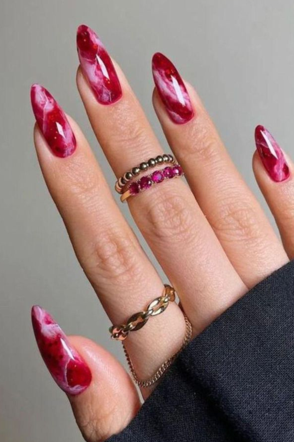 2025 Red Bridal Nails That Shine